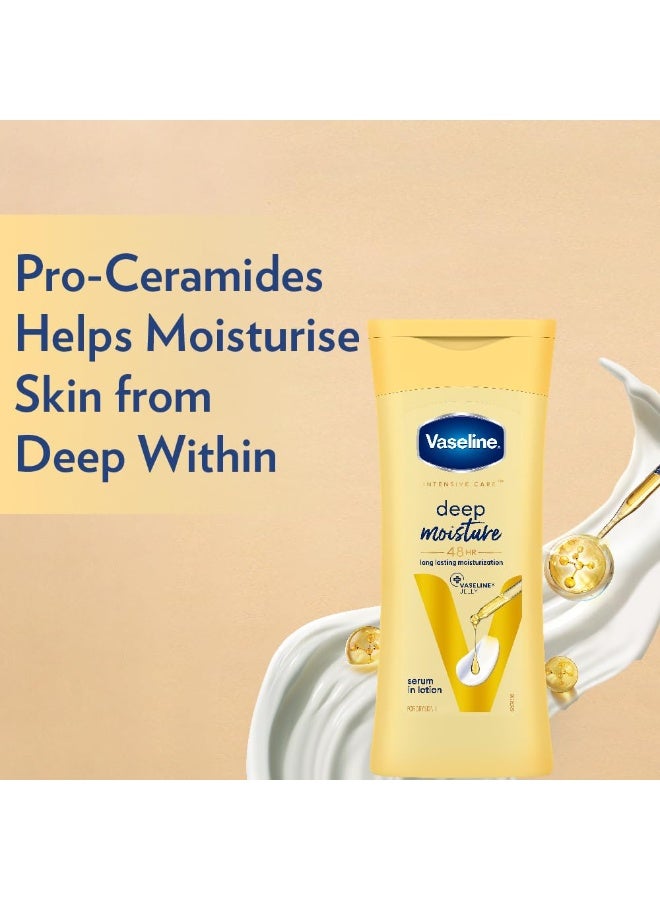 Vaseline Intensive Care Deep Moisture Body Lotion 200 ml (Pack of 2) - Image 2